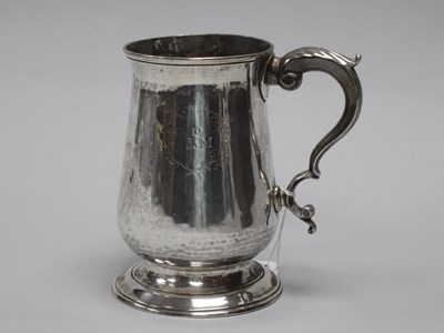 Lot 33 - A Georgian Hallmarked Silver Mug, IK, London...