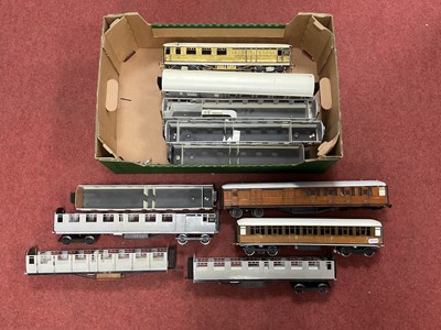 Lot 412 - Eight 'O' Gauge/7mm Plastic Kit Built Bogie...