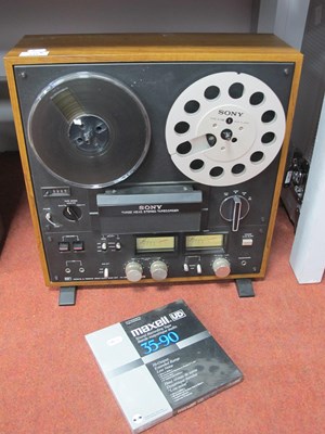 Lot 448 - Sony TC-399 Three Head Stereo Tape-recorder,...