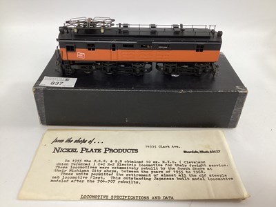 Lot 837 - A Nickel Plate Products 'HO' Gauge All Brass...