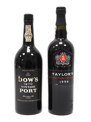 Lot 1526 - Port - Dow's 1970 Vintage Port; Taylor's 1994...