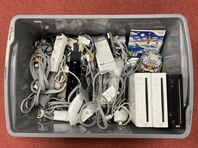 Lot 598 - Three Nintendo Wii Gaming Consoles. Plus a...