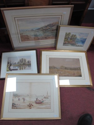 Lot 1624 - Five Framed and Signed Artworks, including...