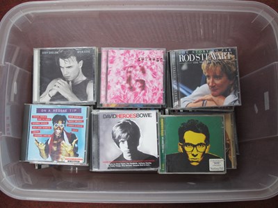 Lot 608 - A Large Box of CDs, various, including David...