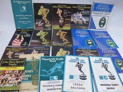 Lot 546 - Rugby League John Player Cup Final Programmes...