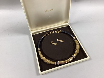 Lot 155 - A Stylish Vintage Collarette Necklace, gilt...