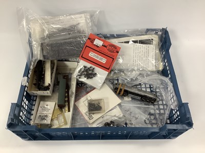 Lot 512 - A collection of part-built N gauge kits,...