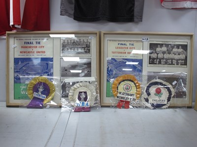 Lot 347A - Rosettes - 1968 F.A Cup Final - Everton and...