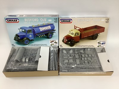 Lot 808 - Two Emhar 1:24 Scale Plastic Model Kits...