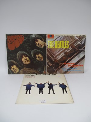 Lot 812 - Three Beatles LPs, Help (Mono) PMC 1255,...