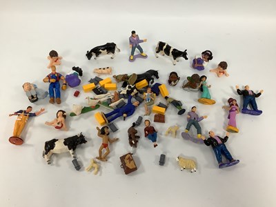 Lot 895 - A quantity of large-scale figures, farm...