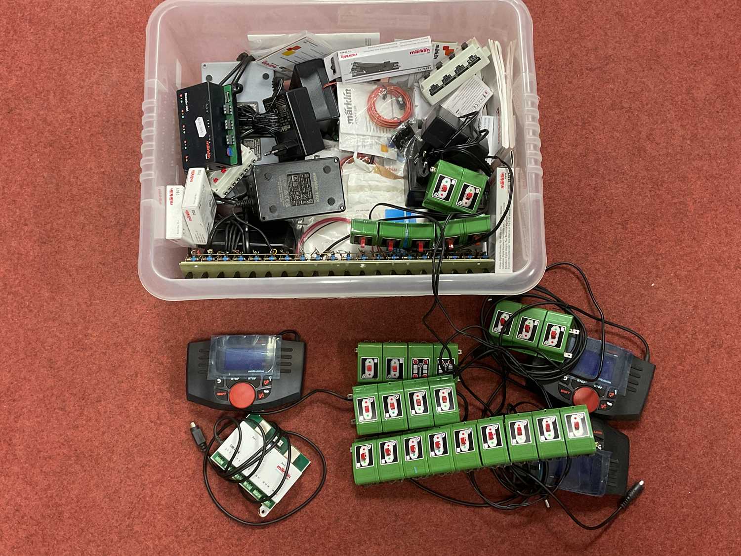 Lot 443 - A Quantity of Marklin Electrical Items, to...