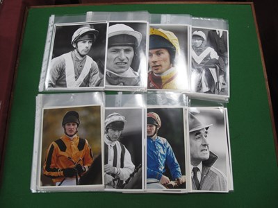 Lot 1476 - Horse Racing Press Photograph/Prints Jockeys...