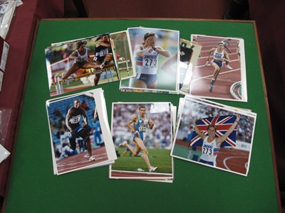 Lot 1456A - Athletes Press Photos/Prints, including...