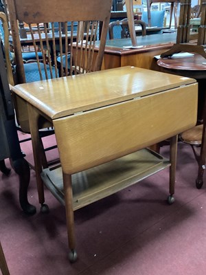 Lot 1685 - Priory Teak Dinner Trolley, with drop-leaves,...