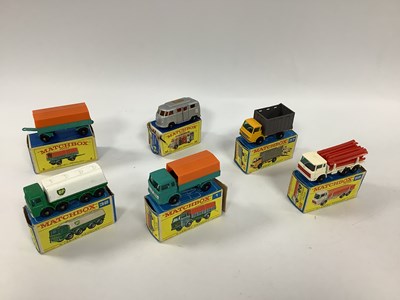 Lot 851 - Six Matchbox 1-75 Regular Wheels Diecast...