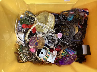 Lot 196 - A Quantity of Modern Costume Jewellery :- One Box