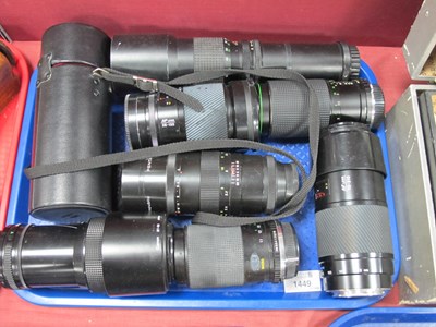 Lot 1449 - Camera Lenses; Minolta AF 28-135mm f/4-4.5,...