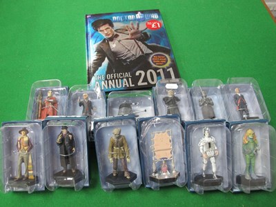 Lot 441 - Twelve Eaglemoss Doctor Who model figures to...