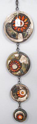 Lot 1361 - West German Ruscha Fat Lava Wall Hanging,...