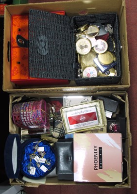 Lot 1044 - Large quantity costume jewellery and jewellery...