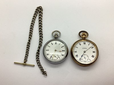 Lot 249 - A Vintage Openface Pocket Watch, the unsigned...