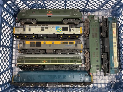 Lot 639 - Seven 00 gauge diesel locomotives requiring...