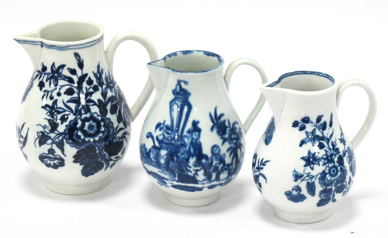 Lot 1085 - Three Early XIX Century Worcester Porcelain...