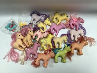 Lot 408 - Fifteen Circa 1980's G1 My Little Pony by...