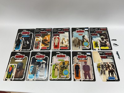 Lot 713 - Ten Original Star Wars Trilogy Plastic Action...