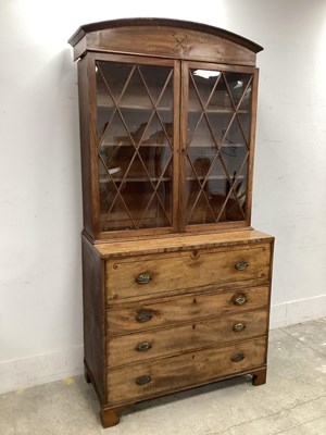Lot 1596 - An Early XIX Century Mahogany Secretaire...
