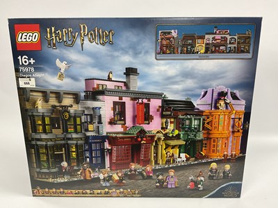 Lot 666 - Lego #75978 Harry Potter Diagon Alley Set,...
