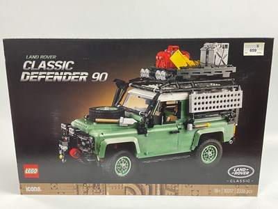 Lot 659 - Lego #10317 Land Rover Classic Defender Set,...