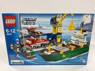 Lot 650 - Lego #4645 Harbour Set. sealed unopened box,...