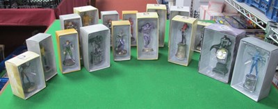 Lot 447 - Seventeen white metal DC Comics and Marvel...