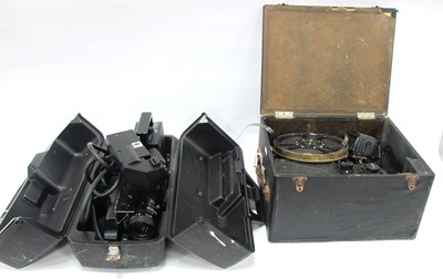 Lot 1598 - Vintage wooden boxed Pathescope Cine Projector...