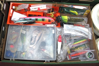 Lot 1209 - Large collection of mixed fishing lures, hooks...