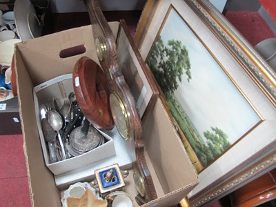 Lot 1140 - Quantity of silver-plated flatware, two...
