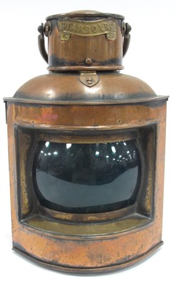 Lot 1555 - Reproduction Starboard maritime ship's oil...