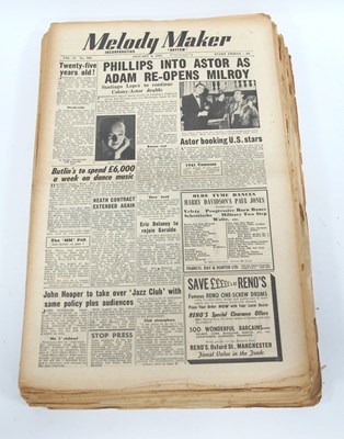 Lot 1407 - Melody Maker 1951, the full set of the music...
