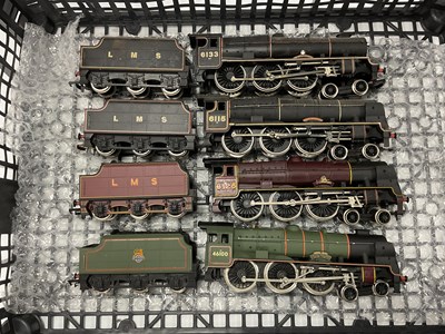 Lot 235 - Four 00 gauge "Rebuilt Royal Scot" locomotives:...