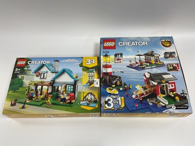 Lot 683 - Two Lego Creator 3 in 1 Sets. #31139 Cozy...