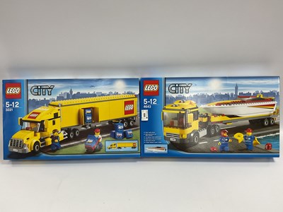 Lot 688 - Two Lego City Sets. #3221 Lego Truck, #4643...