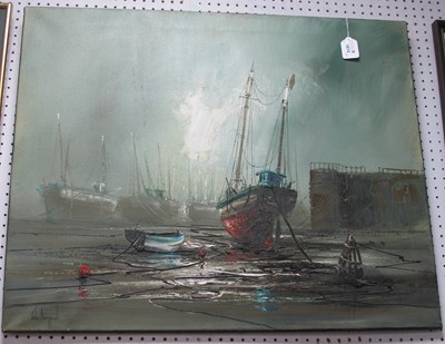 Lot 1614 - John Bampfield (Cornish artist) oil in canvas...