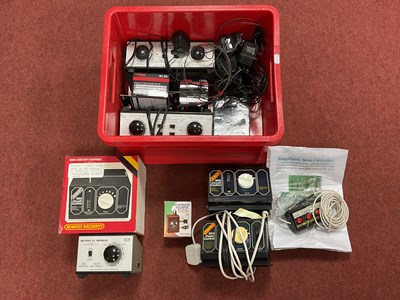 Lot 39 - A quantity of model railway control equipment...