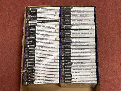 Lot 707 - Fifty Six Sony PlayStation 2 (PS2) Games to...