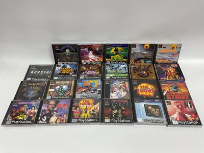 Lot 709 - Twenty Three Sony PlayStation (PS1) Games to...