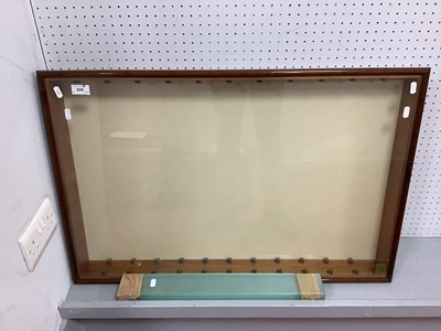 Lot 635 - A Glazed Wooden Construction Wall Mounted...
