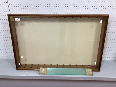 Lot 634 - A Glazed Wooden Construction Wall Mounted...