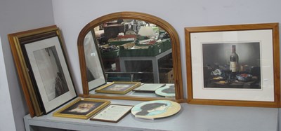 Lot 1233 - Various prints to include two similar of wine...